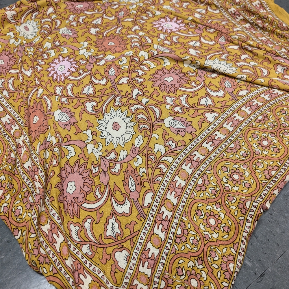 Floral Yellow Women's Top - Picture 6 of 7
